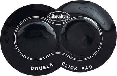 Двойная наклейка Gibraltar SC-GDCP Click Pad для бас-барабана Black (RG-GI851248)