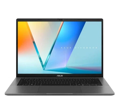 Ноутбук ASUS Vivobook S 14 (M3407GA-SF003W), AMD Ryzen AI 7 445 / 14" / OLED / RAM 32 ГБ DDR5 / SSD 1 ТБ / Radeon Graphics / Windows 11 Home / Темно-сірий