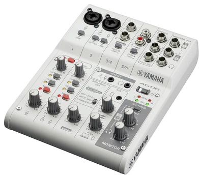 Аналоговый микшерный пульт Yamaha AG06MK2 W (40086)