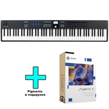 Миди-клавиатура Arturia KeyLab Essential 88 mk3 Black + Arturia Pigments