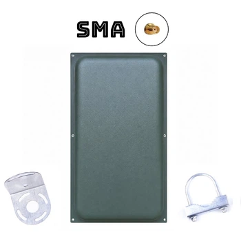 4G антена панельна MARKETNET Maxi MIMO SMA GREEN потужністю 2 х 24 dBi дії 800/900/1800/2100/2600 МГц