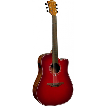 Гітара електроакустична LAG Tramontane Special Edition T-RED-DCE Red Burst