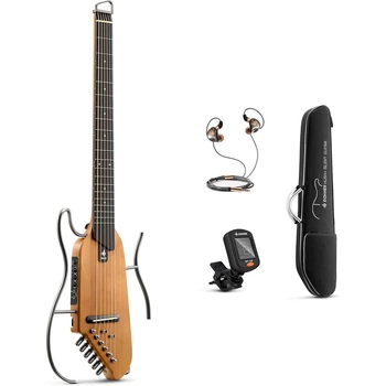 Электроакустическая бескорпусная гитара Donner Music HUSH-Ⅰ Silent Guitar Maple Natural EC1780