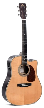 Акустична гітара Sigma DTC-28HE (Fishman Presys+ ) з мʼяким кейсом