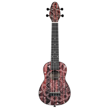 Укулеле Ortega Keiki Pack Super Scale K2SS-RKC Sopano Red Kaleidoscope (комплект)