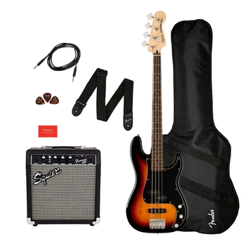 Гитарный набор Squier AFFINITY SERIES PRECISION BASS PJ PACK 3 COLOR SUNBURST