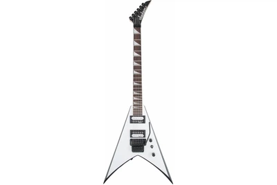 Електрогітара Jackson JS32 AH King V White with Black Bevels