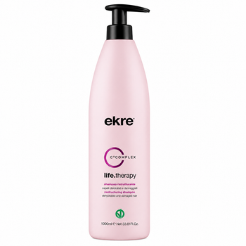Шампунь для реконструкції пошкодженого волосся EKRE Life.Therapy Shampoo 1000 мл