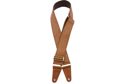 Ремень гитарный Fender 2" Tooled Leather Strap Brown