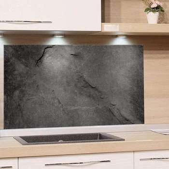 Стеклянный кухонный фартук от брызг 80 х 60 см GRAZDesign