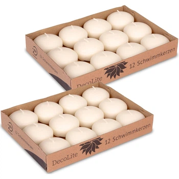 Плавающие свечи 30 x 45 мм 24 шт. DecoLite