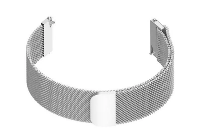 Браслет Milanese Loop Silver 22 мм, магнитная застежка, сетка (SM22W-40)