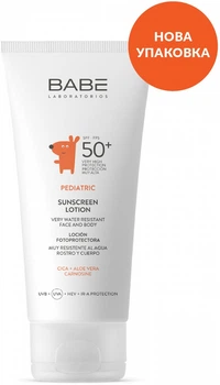 Дитячий сонцезахисний лосьйон BABE Laboratorios SPF 50 100 мл (8437011329400)
