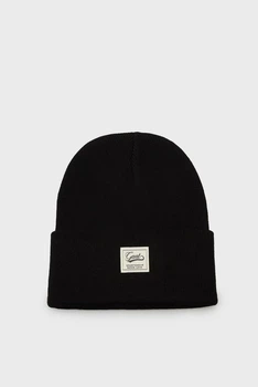 Чоловіча чорна шапка DOUBLE LAYERED BEANIE Gant OS 9910031