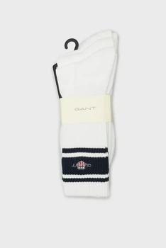 Чоловічі білі шкарпетки (3 пари) SHIELD SPORT Gant 40-42 9960267