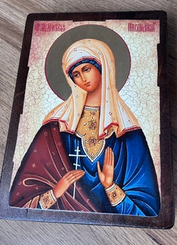 Икона Виктория Никомедийская святая мученица 17*23 см-на массиве ольхи