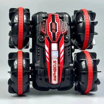 Машинка на радиоуправлении Amphibious Stunt Car B500 по воде и грязи 15.5см