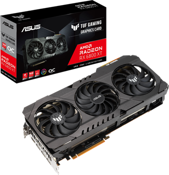 Відеокарта AMD Radeon RX 6800 XT 16GB Asus TUF Gaming OC (TUF-RX6800XT-O16G-GAMING) Б/В