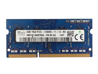 Оперативна пам'ять для ноутбука SODIMM SK hynix DDR3L 4Gb 1600MHz PC3L-12800S (HMT451S6BFR8A-PB) 13163 Б/У