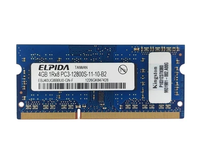 Оперативная память для ноутбука SODIMM Elpida DDR3 4Gb 1600MHz PC3-12800S (EBJ40UG8BBU0-GN-F) 14940 Б/У