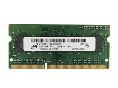 Оперативна пам'ять для ноутбука SODIMM Micron DDR3L 4Gb 1600MHz PC3L-12800S (MT8KTF51264HZ-1G6E1) 13583