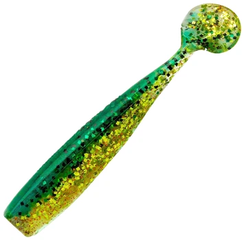 Силикон Lunker City Shaker 4.5 7 шт Green/Gold (1102-80614)
