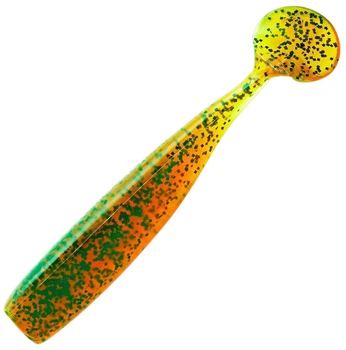 Силікон Lunker City Shaker 4.5 7 шт Green/Orange (1102-82044)