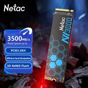SSD диск Netac NV3000 250 ГБ 3000/1400MB/s SSD NVMe M.2 2280 PCIe 3.0x4 для ноутбука, компьютера