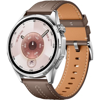 Смарт-годинник Huawei Watch GT 6, 46 мм, Steel, коричневий(DL_4143B3274AD6)
