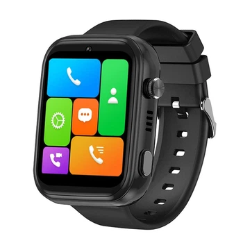 Детские умные часы Lemfo T45 Pro, 4G видеосвязь, прослушивание, Face ID, GPS геолокация, геозабор, SOS, IP67, до 5 дней работы Черный