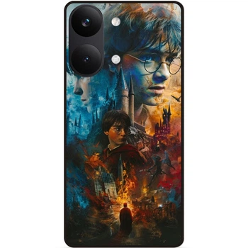 Силиконовый бампер чехол Candy для Xiaomi Poco X8 Pro Max с рисунком Гарри Поттер Harry Potter