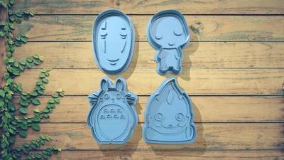 Набор формочек для печенья Ghibli комплект 4 шт