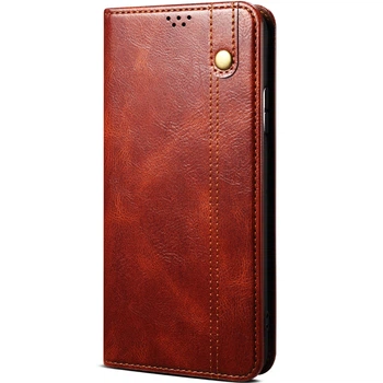 Кожаный чехол-книжка Urban Leather series для Samsung Galaxy A36 5G (Brown) Epik (256196)
