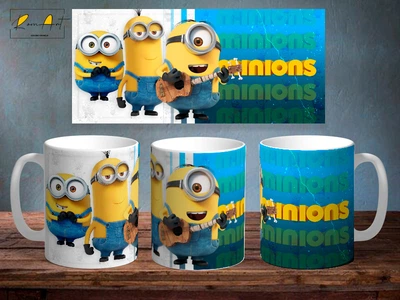 Чашка з принтом «Minions» Біла 330 мл