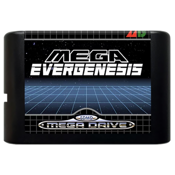 Флэш Картридж Evergenesis Mega Drive Sega EDMD 4Gb 3000 in 1 Английская Версия
