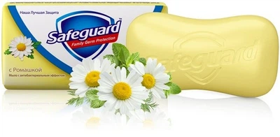 Мило туалетне SAFEGUARD тверде з Ромашкою 90г