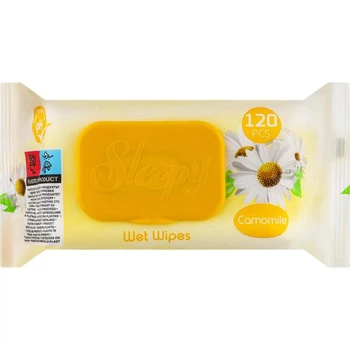Серветки вологі Sleepy Camomile Ромашка 120шт