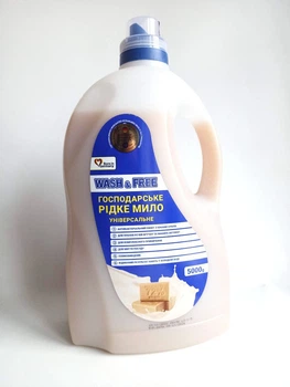 Мило рідке господарське Wash&Free універсальне 5000г