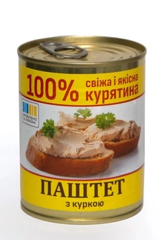 Паштет с курицей Тернопольский мясокомбинат 330 г