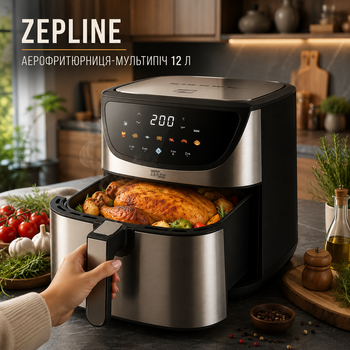Аэрофритюрница-мультипечь Zepline 12 л 4200 Вт