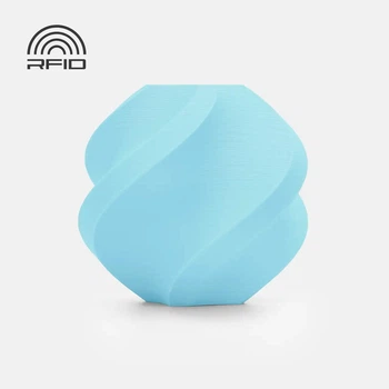PLA-пластик Філамент Bambu Lab PLA Matte Ice Blue (11601) для 3D-принтера - 1Кг, 1.75mm Refill (Без Котушки) з RFID чіпом (NFC) (A01-B4-1.75-1000-SPLFREE)