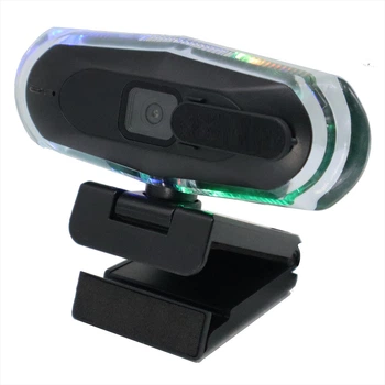 Веб-камера 8821, 1080P 60fps/2K 30fps, с RGB LED подсветкой, USB
