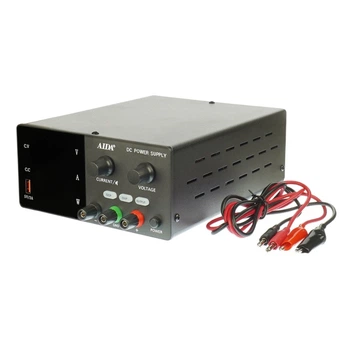 Блок питания лабораторный Aida TPS3010, 30V, 10A, импульсный, с цифровой индикацией (V/A/W), USB 5V/2A