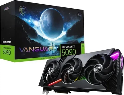 Видеокарта MSI GeForce RTX 5090 32G VANGUARD SOC (912-V530-018, G5090-32VGS)