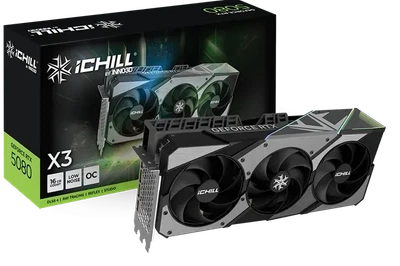 Видеокарта Inno3D GeForce RTX 5080 iCHILL X3 (C50803-16D7X-176069H)