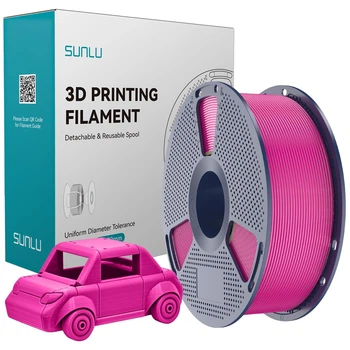 Філамент (пластик для 3D-принтера) SUNLU PETG Magenta 1,75 мм 1 кг SM-0367