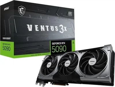 Видеокарта MSI GeForce RTX 5090 32G VENTUS 3X OC (G5090-32V3C, 912-V530-092)
