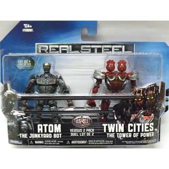 Набір фігурок Жива Сталь — Атом і Твін Сітіс Real Steel Versus 2 pack Atom vs Twin Cities