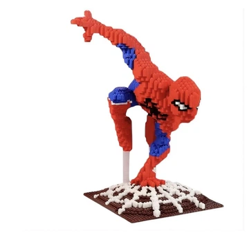 Блочный конструктор SPIDER MAN 8610 - 2280 деталей, пластиковые блоки, модель 46 см