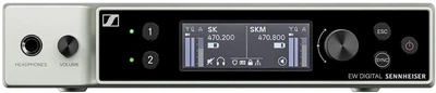 Двухканальный цифровой беспроводной приемник Sennheiser EW-DX EM 2 Band R1-9: 520-608 МГц 19" (4044155260212)